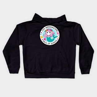 100 Mermazing Days of School Kids Hoodie